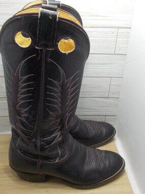 Nocona Brown Leather Men's Boots Size 9 E